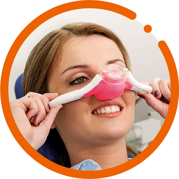 Sedation woman circle